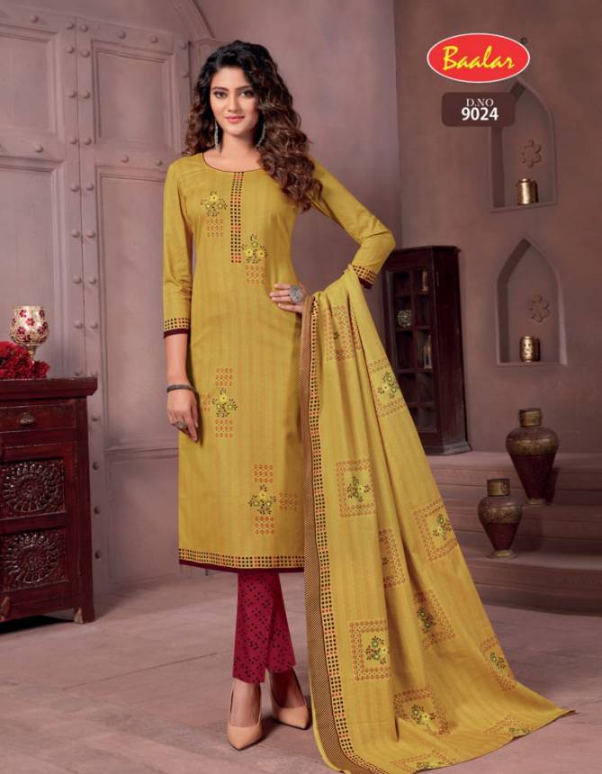 Baalaz Zara 9 Ready Made Regular Wear Cotton Printed Dress Collection